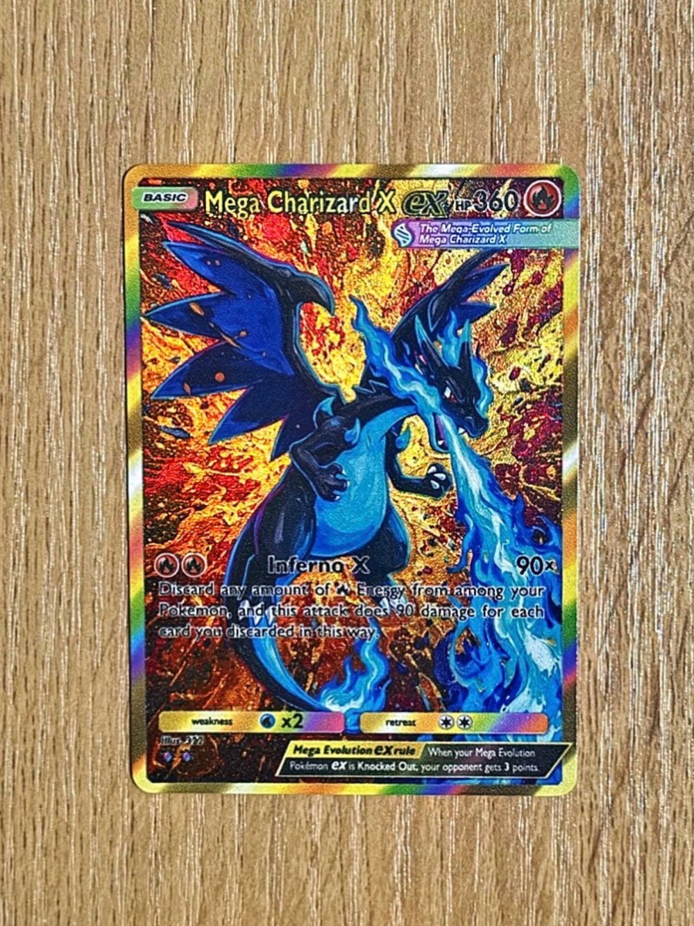 Mega Charizard x EX customized card